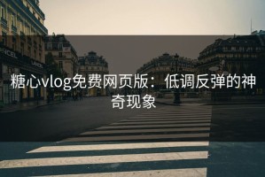 糖心vlog免费网页版：低调反弹的神奇现象
