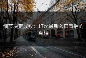 细节决定成败：17cc最新入口背后的真相